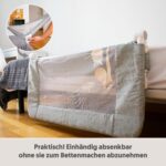 Interbaby Bettgitter 70 cm – Rausfallschutz klappbar für Kinderbetten 90–180 cm – Bild 9