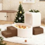 BanaSuper Softplay Set XXL – Schaumstoff Kletterblöcke mit Ballgrube für Motorikförderung – Bild 3