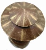 Anosta Grablaterne Bronze 21 cm mit LED-Kerze – Wetterfeste Grableuchte aus Metall – Bild 5