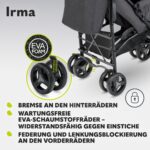 Lionelo Irma Buggy – Leichter Kinderwagen 7 kg mit Liegeposition & Einhand-Faltsystem – Bild 6