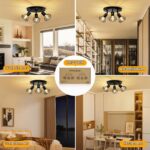 Swoieltr LED Deckenleuchte 3-flammig mit 350° Schwenkfunktion – Industriedesign für Küche & Wohnzimmer – Bild 7