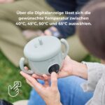 Nuvita Pappa'n'Go Babykostwärmer – Aufladbar, Wasserdicht, Temperatursteuerung für unterwegs – Bild 3