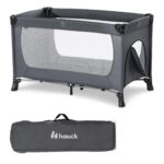 Hauck Reisebett Dream N Play Plus 120 x 60 cm – Faltbares Babybett mit Transporttasche
