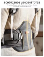 besrey Babytrage mit Hüftsitz für 4–36 Monate – Ergonomische Trage mit Lendenstütze & Sabberlatz – Bild 3