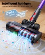 Fieety Akku Staubsauger 600W 50kPa – Kabellos mit Tierpflegebürste & 65 Min Laufzeit – Bild 6