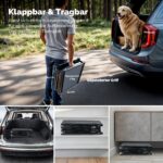 CO-Z Hunderampe 170cm klappbar – Gelenkschonender Fahrzeugeinstieg für Hunde bis 90kg – Bild 4