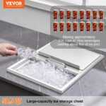 VEVOR Drop-in-Eisbox 55 L Edelstahl – Einbau-Eiskühler für Gewerbe & Gastronomie – Bild 2