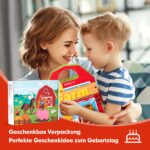 hahaland Bauernhof Busy Book ab 1 Jahr – 15-in-1 Montessori Lernspielzeug – Bild 2