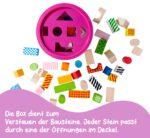 Eichhorn Holzbausteine 50er Set – Bunte Bauklötze aus Birkenholz für Babys ab 12 Monaten – Bild 6