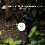 4yourgarden LED Gartenstrahler Set 6er – Wetterfeste Gartenbeleuchtung 12V mit Erdspissen – Bild 5