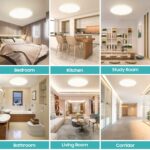Swoieltr LED-Deckenleuchte Ø30cm, 24W, 2400lm – Ultradünn & Energiesparend für alle Räume – Bild 6