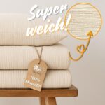 Totsy Baby Musselin-Bettwäsche 100x135 cm – Oeko-Tex zertifiziert mit Reissverschluss – Bild 4