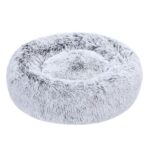 Amazon Basics Donut-Hundebett 59 cm mit Kunstfell – Orthopädisches Kissen für kleine Hunde