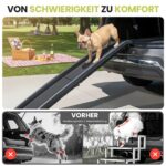 all Pets United Hunderampe klappbar – Einstiegshilfe für Auto, Sofa & Bett bis 80 kg – Bild 8