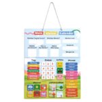 chuckle Magnetischer Kalender 40x32 cm – Interaktives Lernspielzeug für Kinder 4–10 Jahre