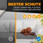 SympaTierisch Wasserdichte Hundedecke 80x60 cm – Rutschfeste Hundematte für Sofa & Bett – Bild 2