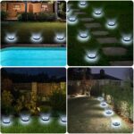 GIACOMO Solar Bodenleuchte mit 14 LED – IP65 Wasserdicht für Garten & Außenbereiche – Bild 7