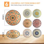6er Set Keramik Katzennäpfe 14 cm – Ergonomisches Futternapf-Set für Katzen & kleine Haustiere – Bild 3