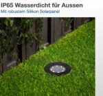 lambado 3er Set LED Solar Bodenleuchten – Wetterfeste Bodenstrahler IP65 für Garten & Terrasse – Bild 4