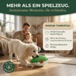 Timbertail Schnüffelball für Hunde – Intelligenzspielzeug mit 8 Fächern für mentale Auslastung – Bild 8