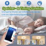 YRHome 36W LED Deckenleuchte mit Sternenhimmel, RGB Farbwechsel & Bluetooth Lautsprecher – Bild 5