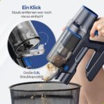 Olvy Turbo A10 Akku Staubsauger Kabellos – 35 KPa Saugkraft mit Wischfunktion – Bild 4