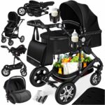 KESSER Loops 4in1 Kombikinderwagen – Komplettset mit Babywanne, Buggy & Autositz