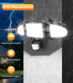 MEIKEE 42W LED Strahler mit Bewegungsmelder – 3600 Lumen Aussenstrahler IP66 für Garten & Terrasse – Bild 5