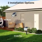 nipify 4er Set Solarleuchten mit Bewegungsmelder – LED Gartenbeleuchtung IP65 wasserdicht – Bild 5