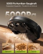 Vexilar W8 Saugroboter mit Wischfunktion – 5000Pa Saugkraft & 130 Min Laufzeit – Bild 2