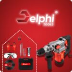 Delphi Bohrhammer SDS Plus 2200W – 3-in-1 Elektrowerkzeug mit Zubehörset & Koffer – Bild 3
