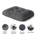 BEDSURE XL Hundebett 104x69cm Sherpa-Fleece – Beruhigendes Hundekissen für Grossrassen – Bild 5