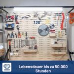 papasbox 2er Set LED Leuchtstoffröhren 120cm 40W – IP65 Feuchtraumleuchte für Werkstatt & Garage – Bild 4