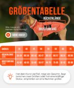 ZAUBERPFOTE® Hunderegenmantel London – Wasserdicht mit YKK® Reisssverschluss für alle Hundegrossen – Bild 3