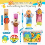 Wootoyz 14-teiliges Babyspielzeug-Set 0–12 Monate – Rasseln & Beissring mit Aufbewahrungsbox – Bild 2