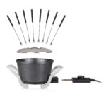 Princess 173100 Fondue Premium für 8 Personen – 1,5 L Aluminiumguss mit Thermostat – Bild 5