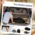 PawHut Hundewagen 2 in 1 – Faltbarer Hundebuggy bis 10 kg mit Bremsen & Netzfenstern – Bild 6