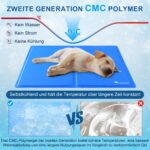 Angelpet Kühlmatte M 65x50cm – Selbstkühlende Gelmatte für Hunde & Katzen – Bild 4