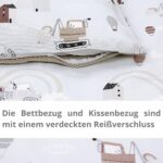 TupTam Kinder Wendebettwäsche 135x100 cm – Baumwolle mit Reissverschluss – Bild 5