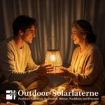 Freekite Geflochtene Rattan Solarlaterne – Wetterfeste Gartendeko mit intelligenter Sensorsteuerung – Bild 6