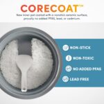 Aroma Housewares Reiskocher 20 Tassen – Topf-Design mit Dampfgarer für perfekte Ergebnisse – Bild 7