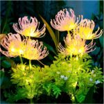 Redefun 2er Set Solar-Blumenleuchten mit 120 LED – IP65 Gartenbeleuchtung für Aussen – Bild 7