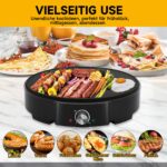 HOMELUX Crêpes Maker Ø 30 cm mit 1200W – Antihaftbeschichtung & Temperaturregler – Bild 5