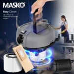 MASKO® Industriestaubsauger 2300W – 6in1 Nass- & Trockensauger mit Blasfunktion für Werkstatt & Baustelle – Bild 6