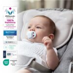 KOALA BABYCARE Babykissen gegen Plagiozephalie mit Memory Foam – Zertifiziert & inklusive 2 Bezügen – Bild 2