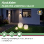 Paulmann Plug & Shine Globe 40cm IP67 – Dekorative Kugelleuchte 3000K für Garten & Terrasse – Bild 3