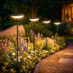 4er Set Solarleuchten für Außen mit 36 Lumen – Warmweiß IP65 Gartenleuchten von Gaethra