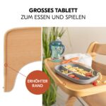 hauck Alpha Move Hochstuhl Newborn Set – 5in1 Mitwachsender Holzhochstuhl mit 2in1 Bouncer ab Geburt bis 90 kg – Bild 9