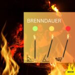 NICO Feuerwerk® Wachsfackeln 10er Set – 60 Min. Brenndauer mit Handschutz – Bild 6