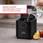 Solis Ice Cube Express Eiswürfelmaschine – 8 Eiswürfel in 8 Minuten, Schwarz – Bild 4